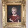 Dipinto antico raff. Bambina - immagine 4