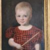 Dipinto antico raff. Bambina - immagine 5