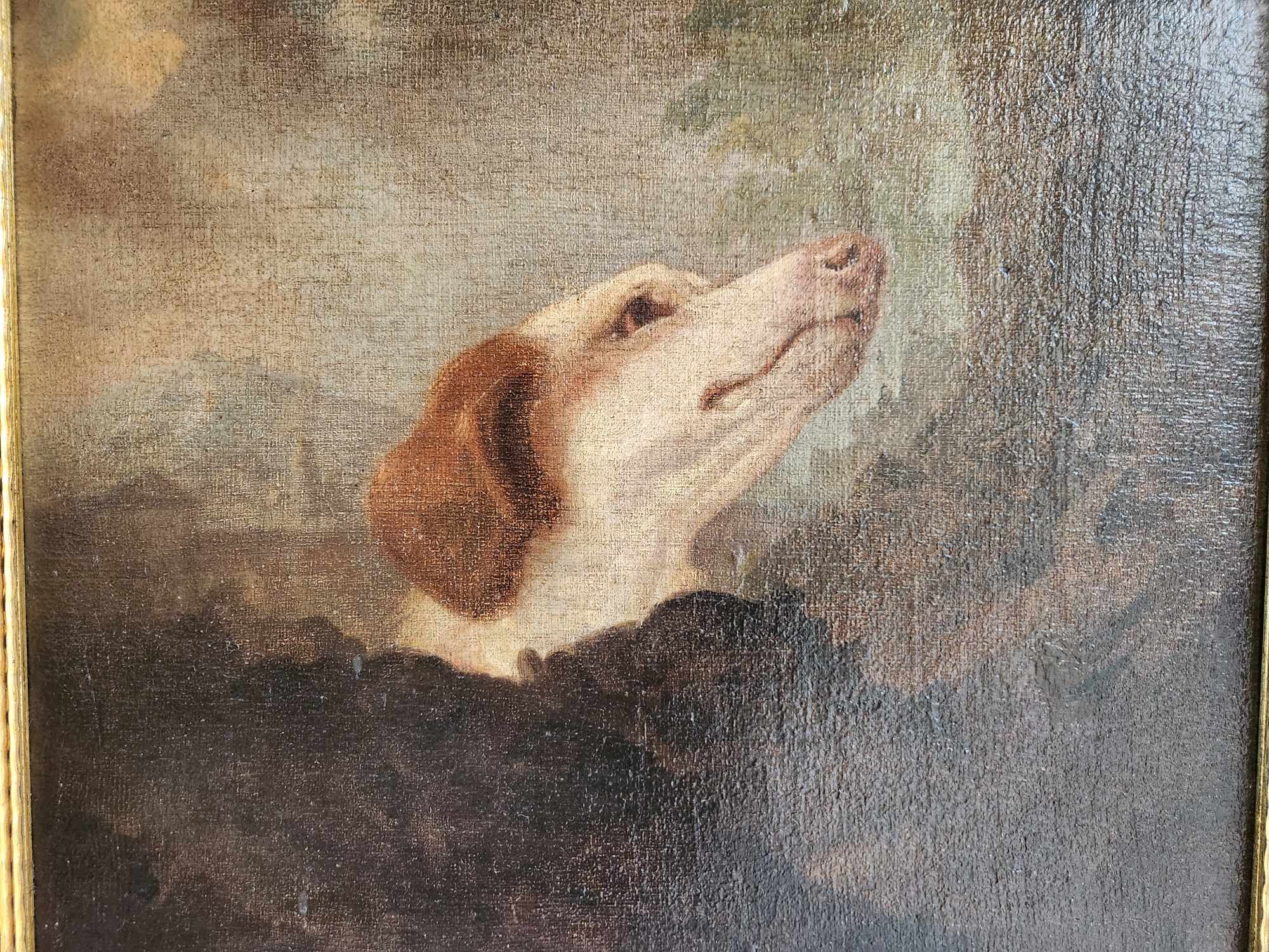 Dipinto antico raff cane - immagine 6