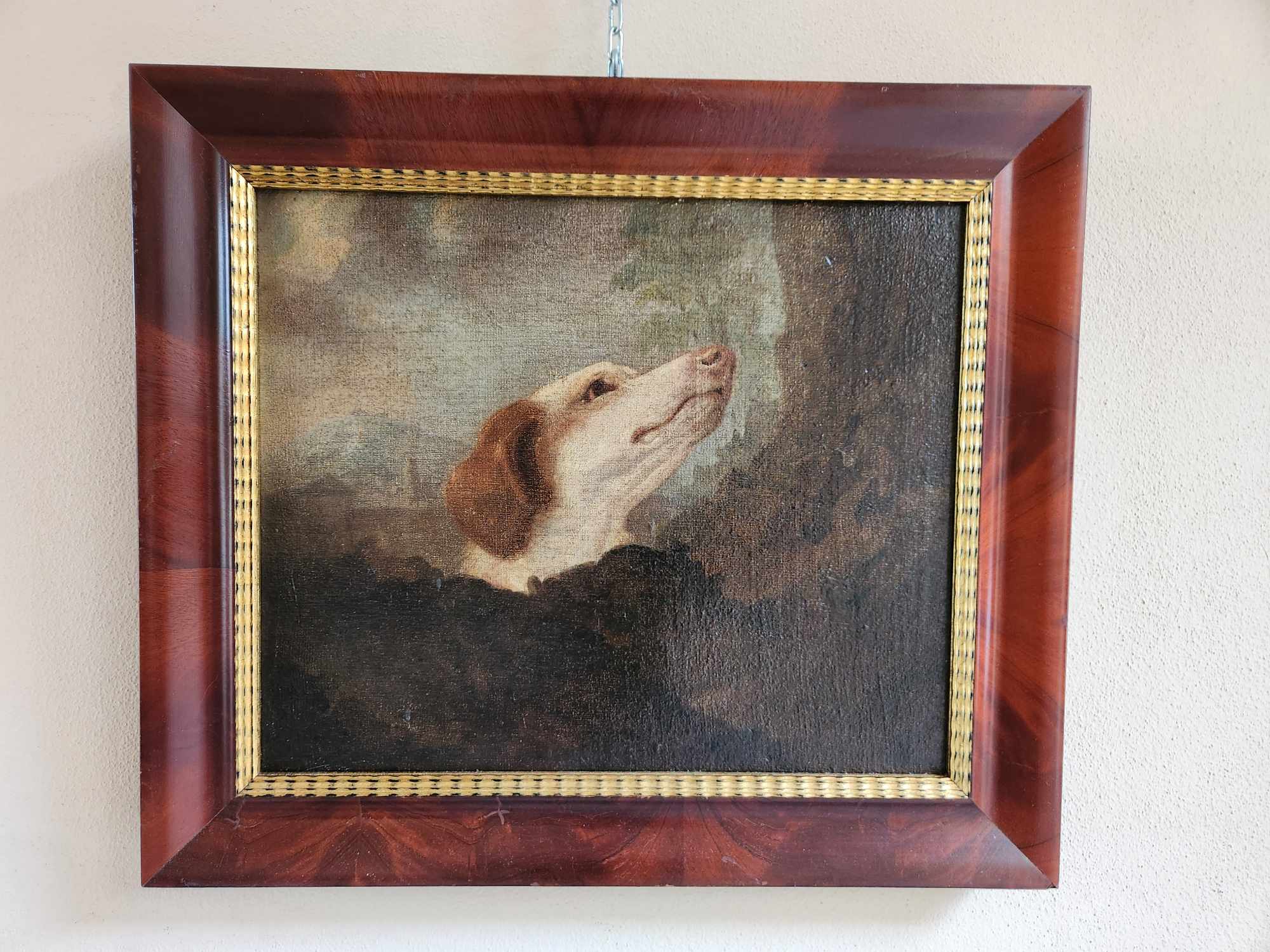 Dipinto antico raff cane - immagine 8