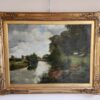 Dipinto antico epoca 800/900 raff. Paesaggio - immagine 9
