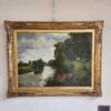 Dipinto antico epoca 800/900 raff. Paesaggio - immagine 3
