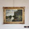 Dipinto antico epoca 800/900 raff. Paesaggio - immagine 2