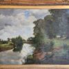 Dipinto antico epoca 800/900 raff. Paesaggio - immagine 5
