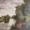 Dipinto antico epoca 800/900 raff. Paesaggio - immagine 6