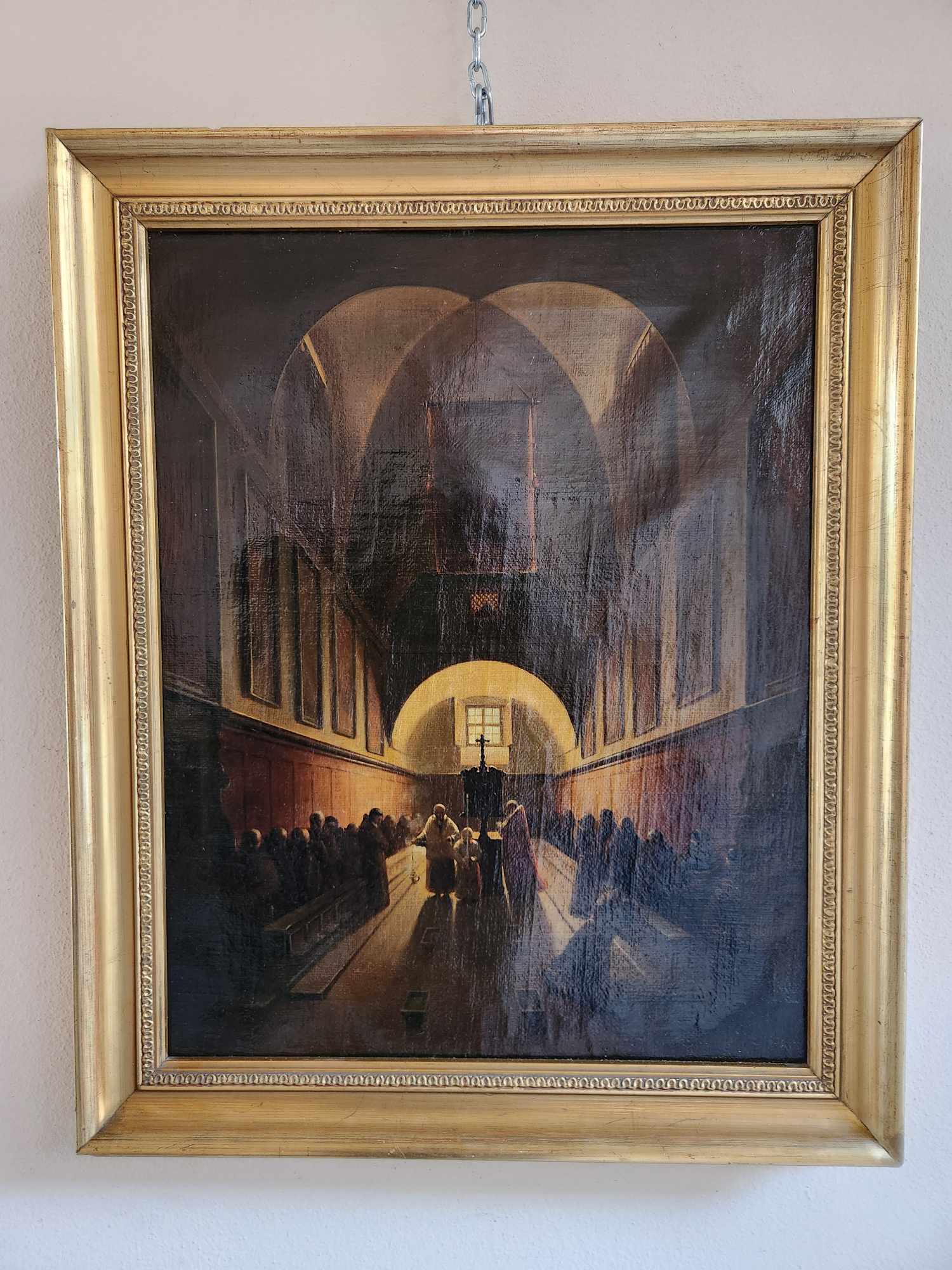 Dipinto antico interno chiesa - immagine 9