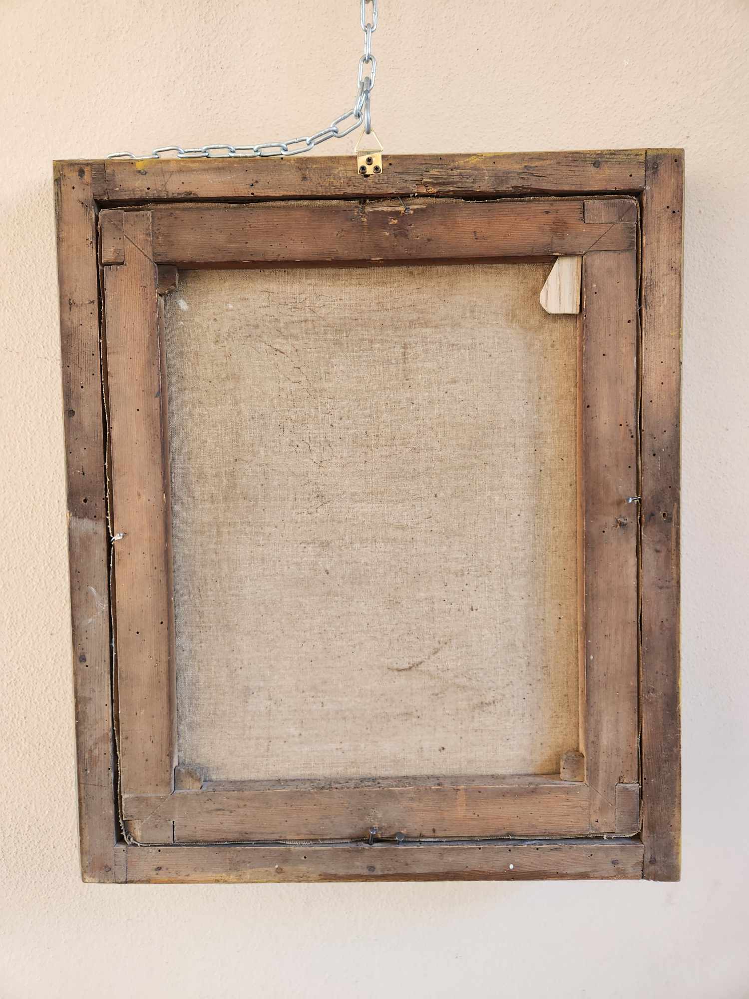 Dipinto antico raffigurante ritratto Maschile - immagine 6