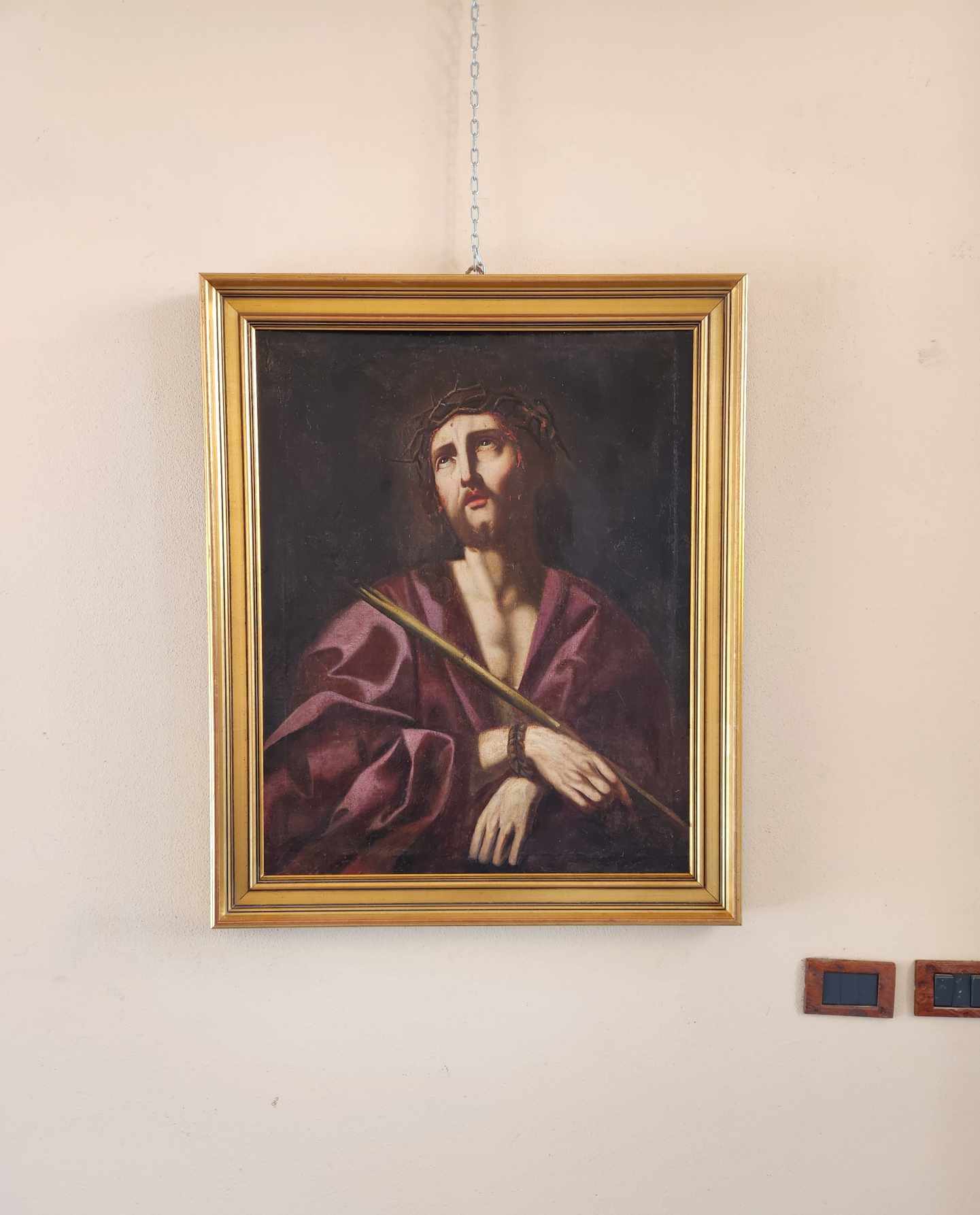 Dipinto antico raff cristo - immagine 3