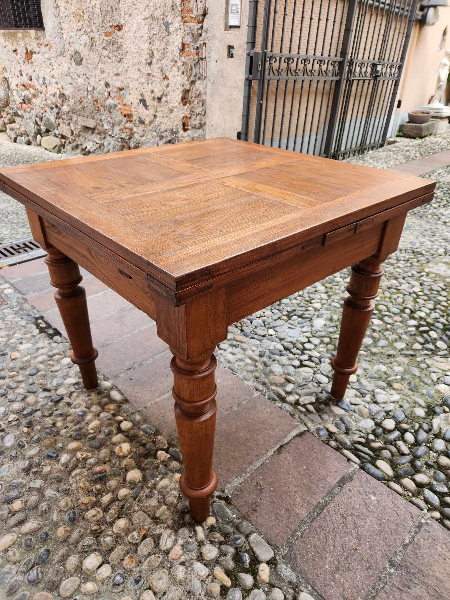 Tavolo antico a tiro - immagine 3