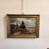Dipinto antico raff paesaggio con personaggi epoca 800 - immagine 2
