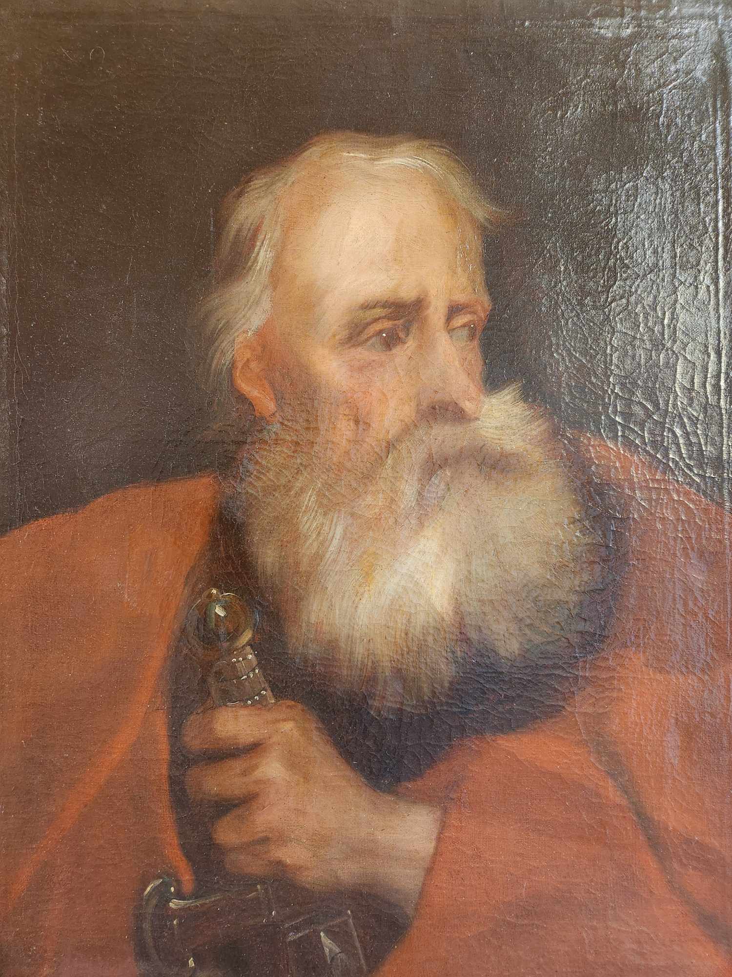 Dipinto antico raff Santo - immagine 5