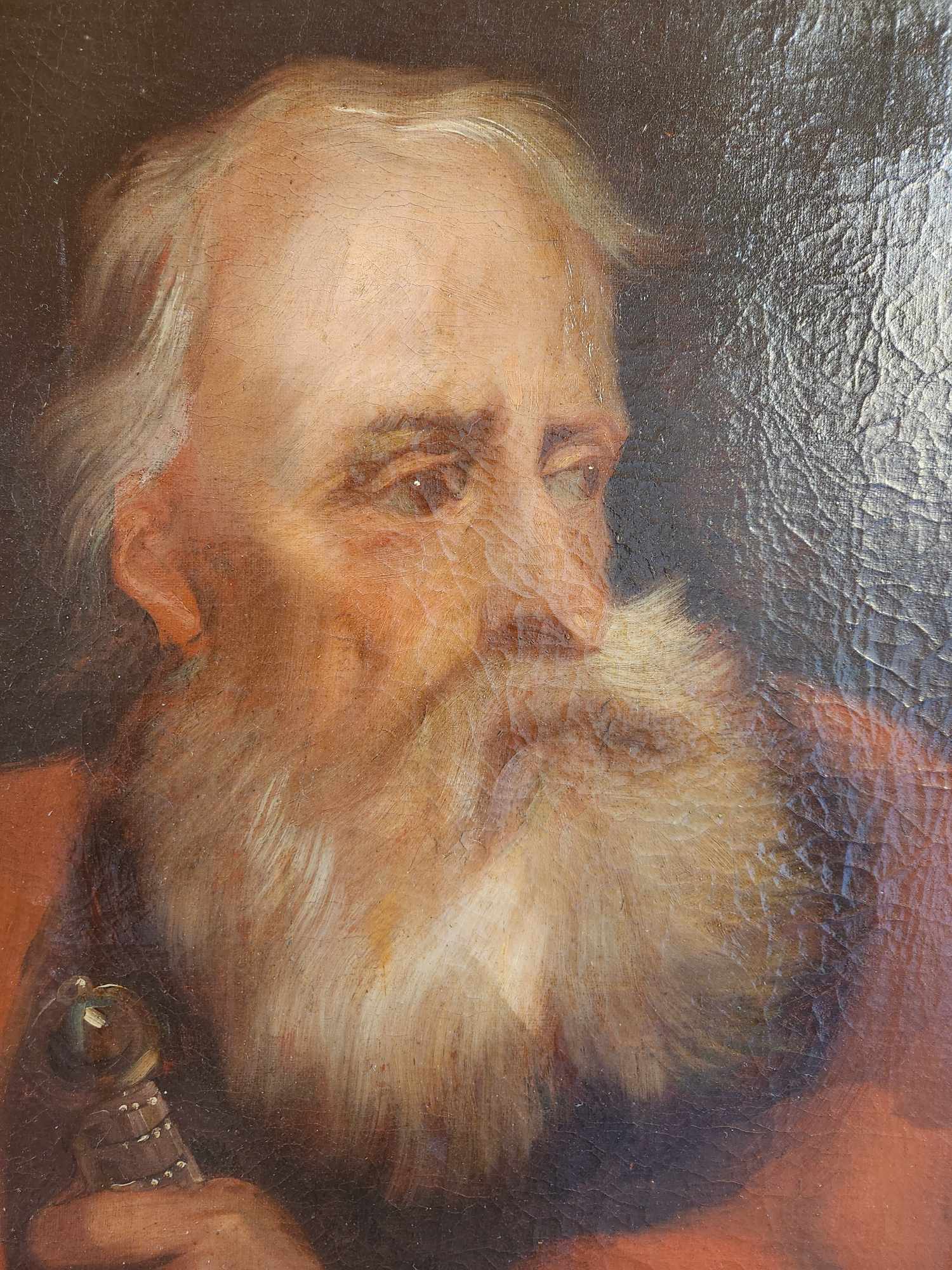 Dipinto antico raff Santo - immagine 6