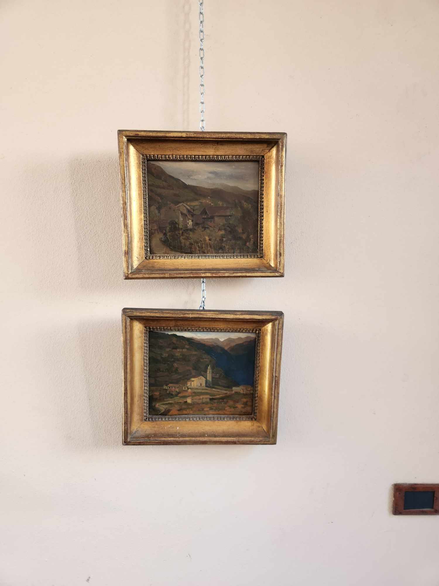 Coppia di quadretti raff. Paesaggi - immagine 2