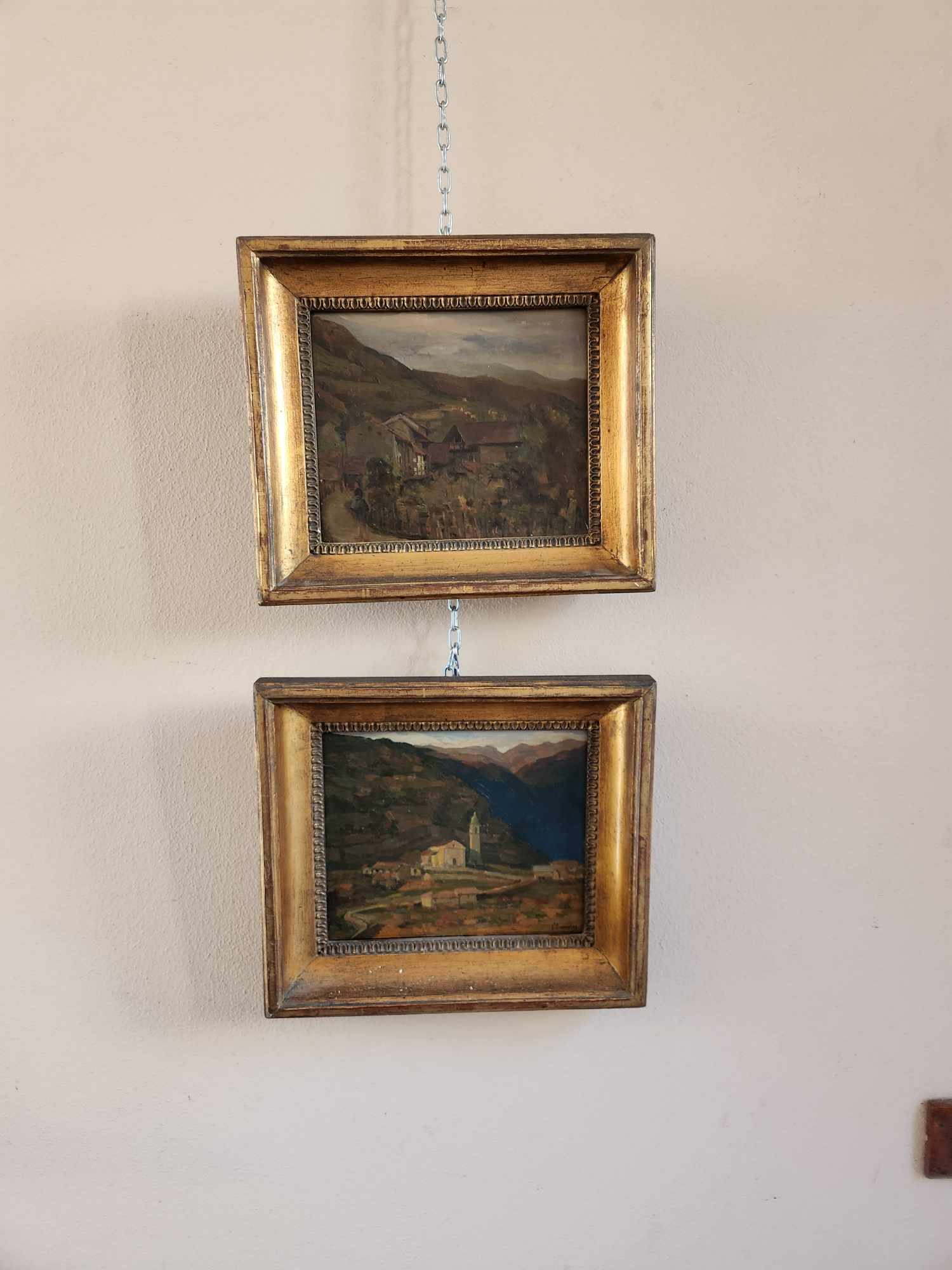 Coppia di quadretti raff. Paesaggi - immagine 10