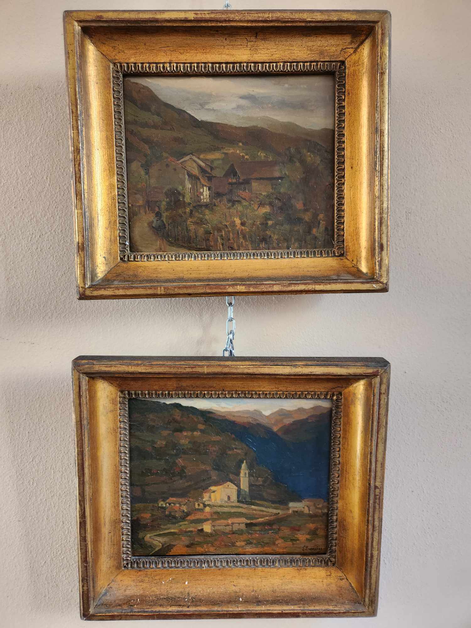 Coppia di quadretti raff. Paesaggi - immagine 4