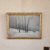 Dipinto epoca 900 nevicata - immagine 2