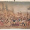 Acquarello antico epoca 900 - immagine 4