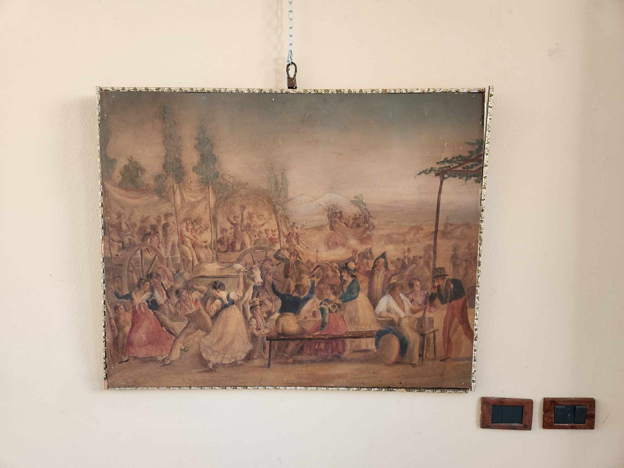 Acquarello antico epoca 900 - immagine 9