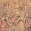 Acquarello antico epoca 900 - immagine 7