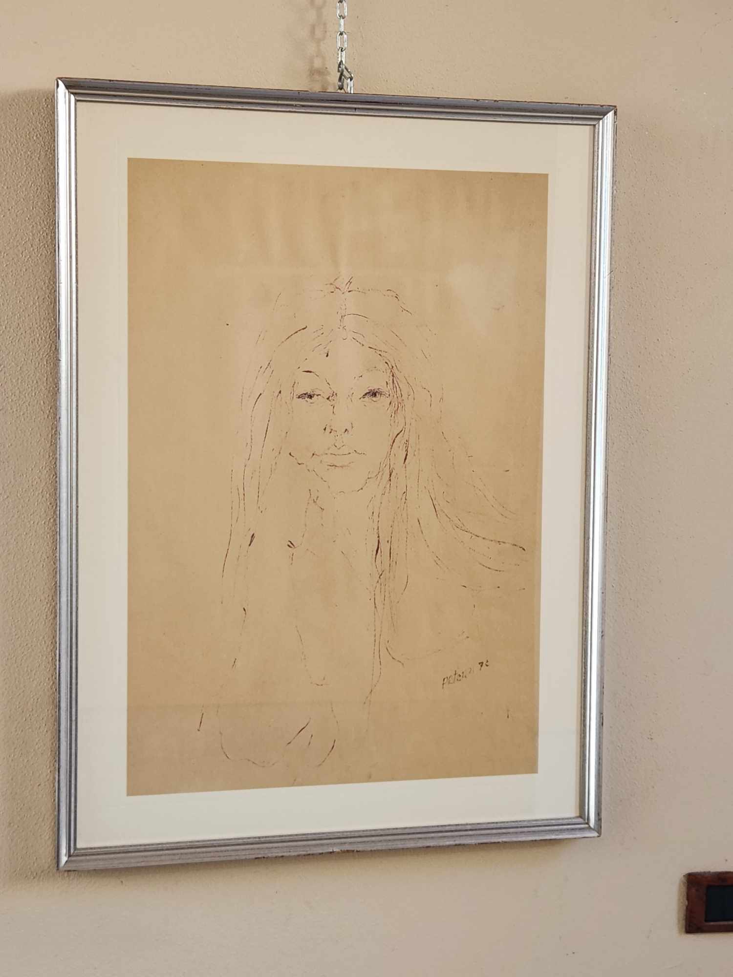 Quadro disegno epoca 900 - immagine 3