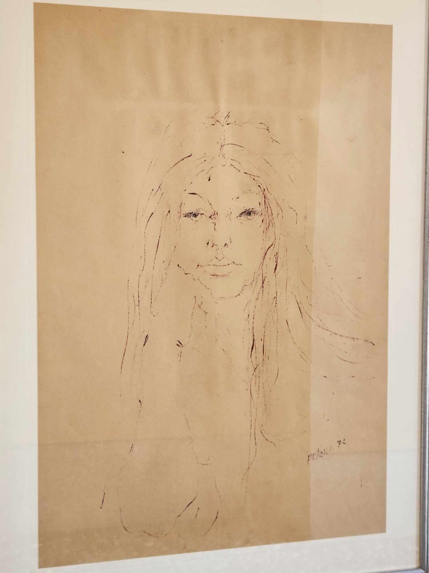 Quadro disegno epoca 900 - immagine 5