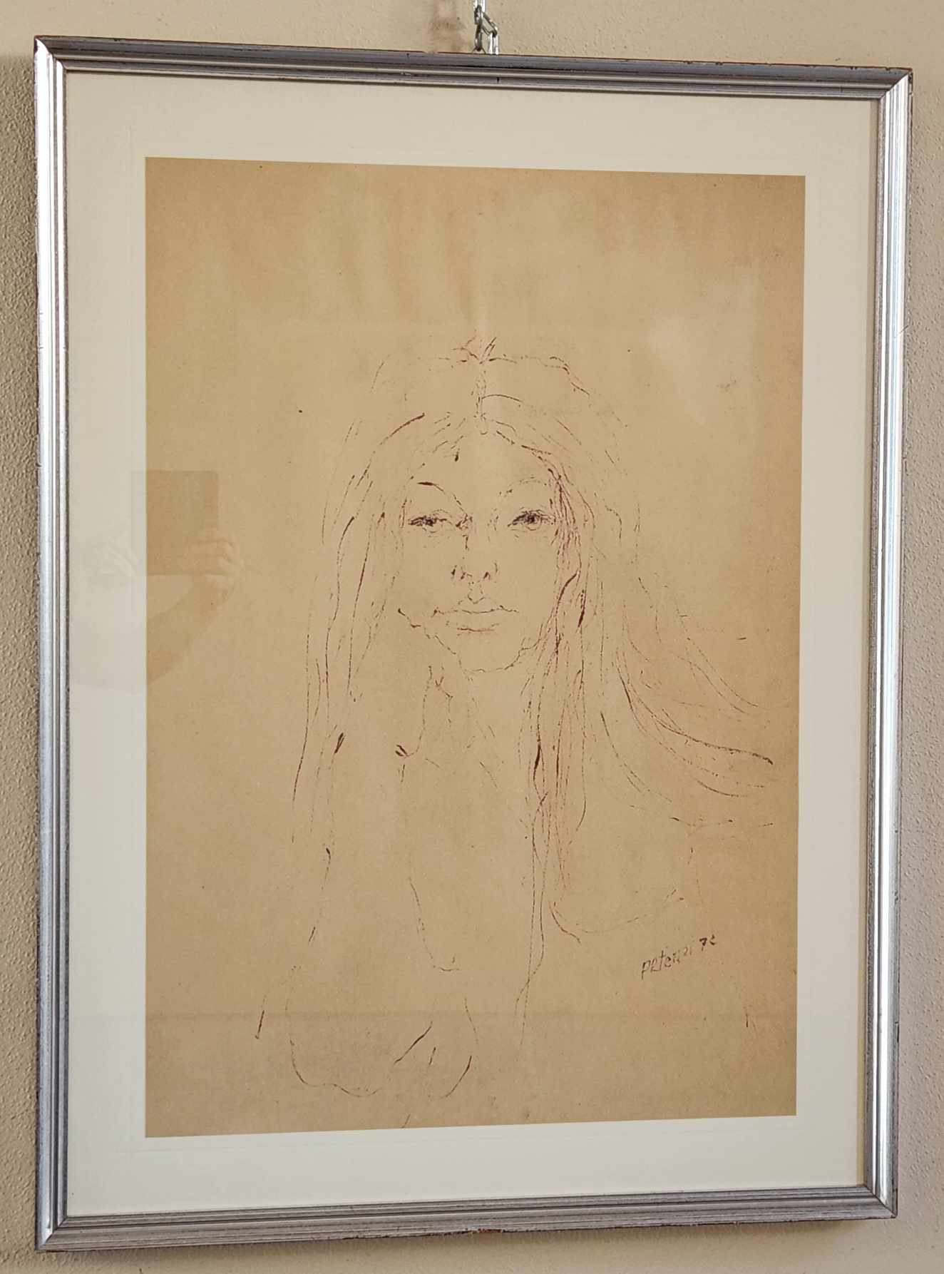 Quadro disegno epoca 900 - immagine 2