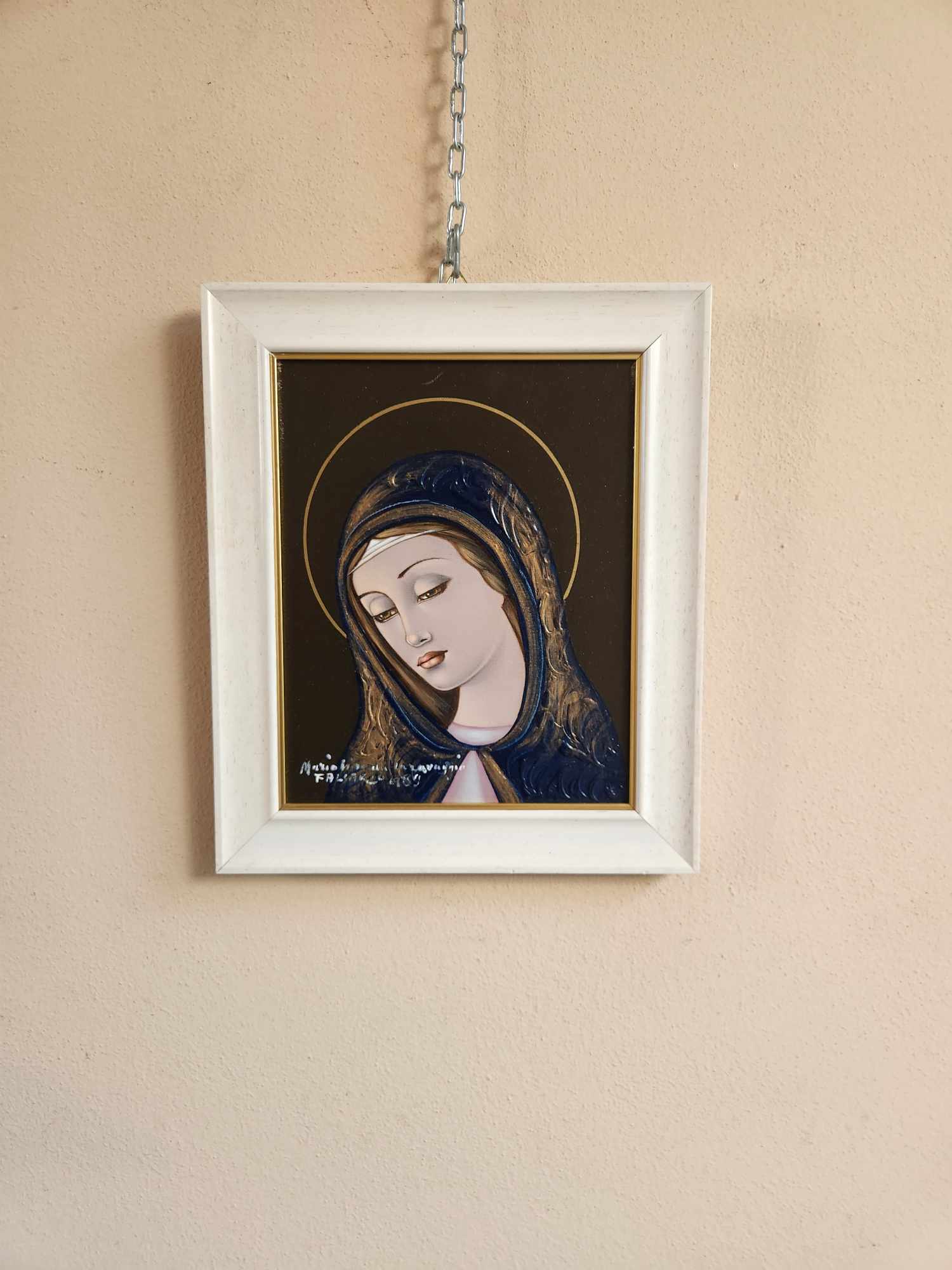 Quadro raff.Madonna pittore Mariolino da Caravaggio - immagine 9