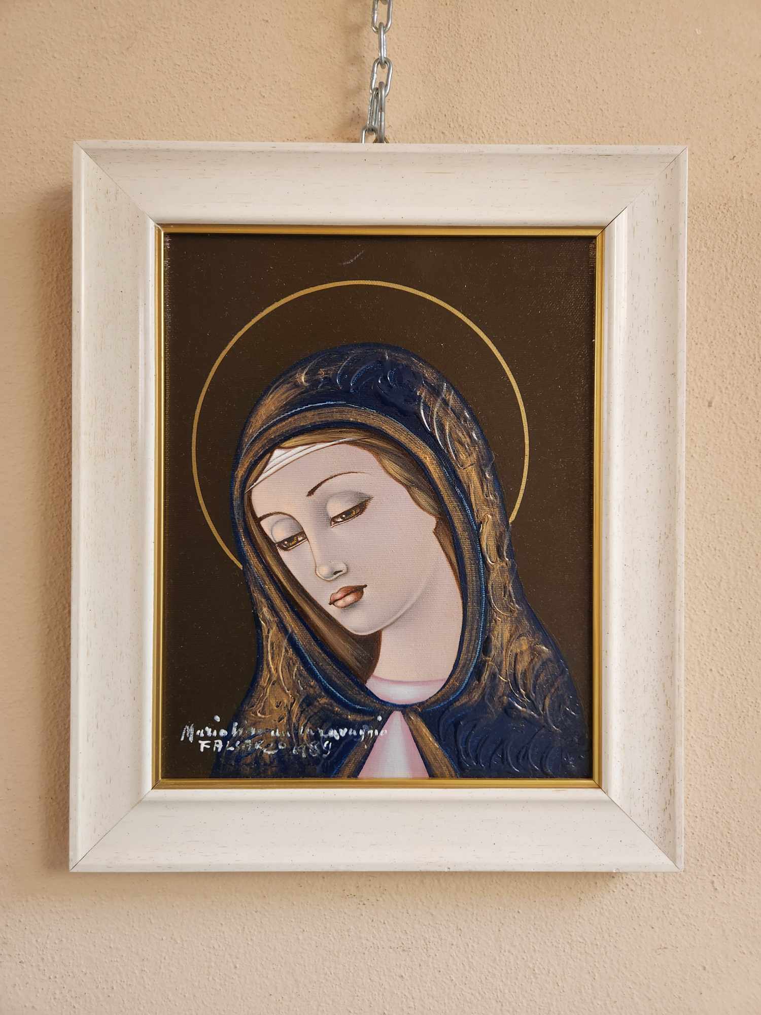 Quadro raff.Madonna pittore Mariolino da Caravaggio - immagine 8
