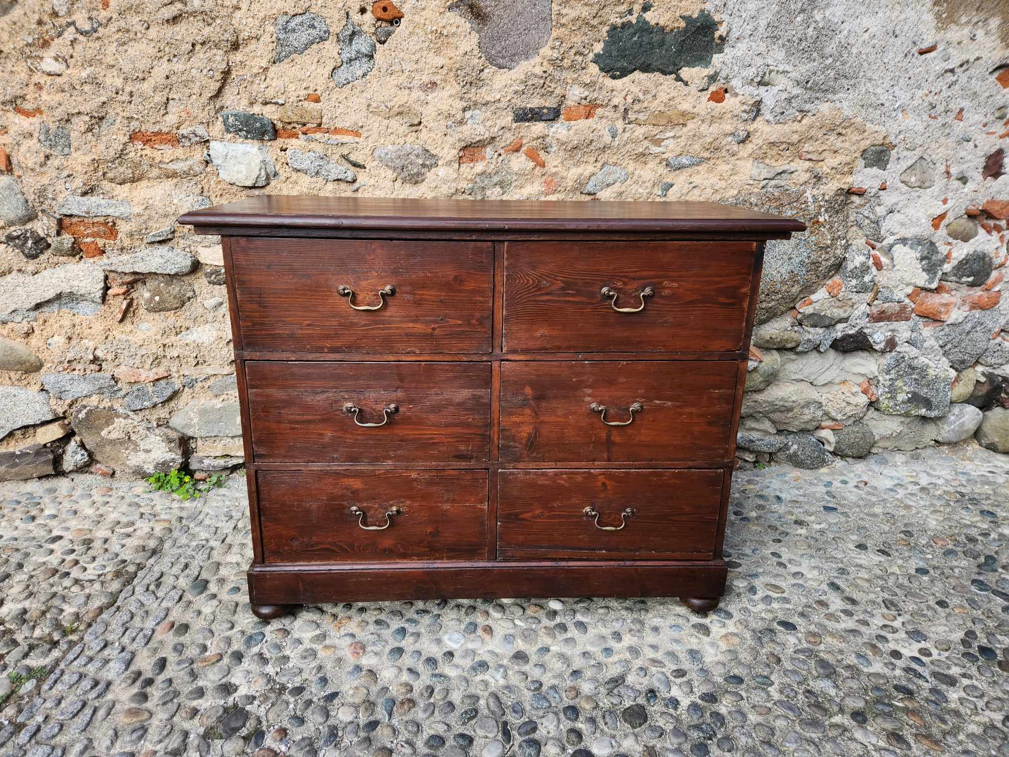 Casseiera rustica epoca 800/900 - immagine 2