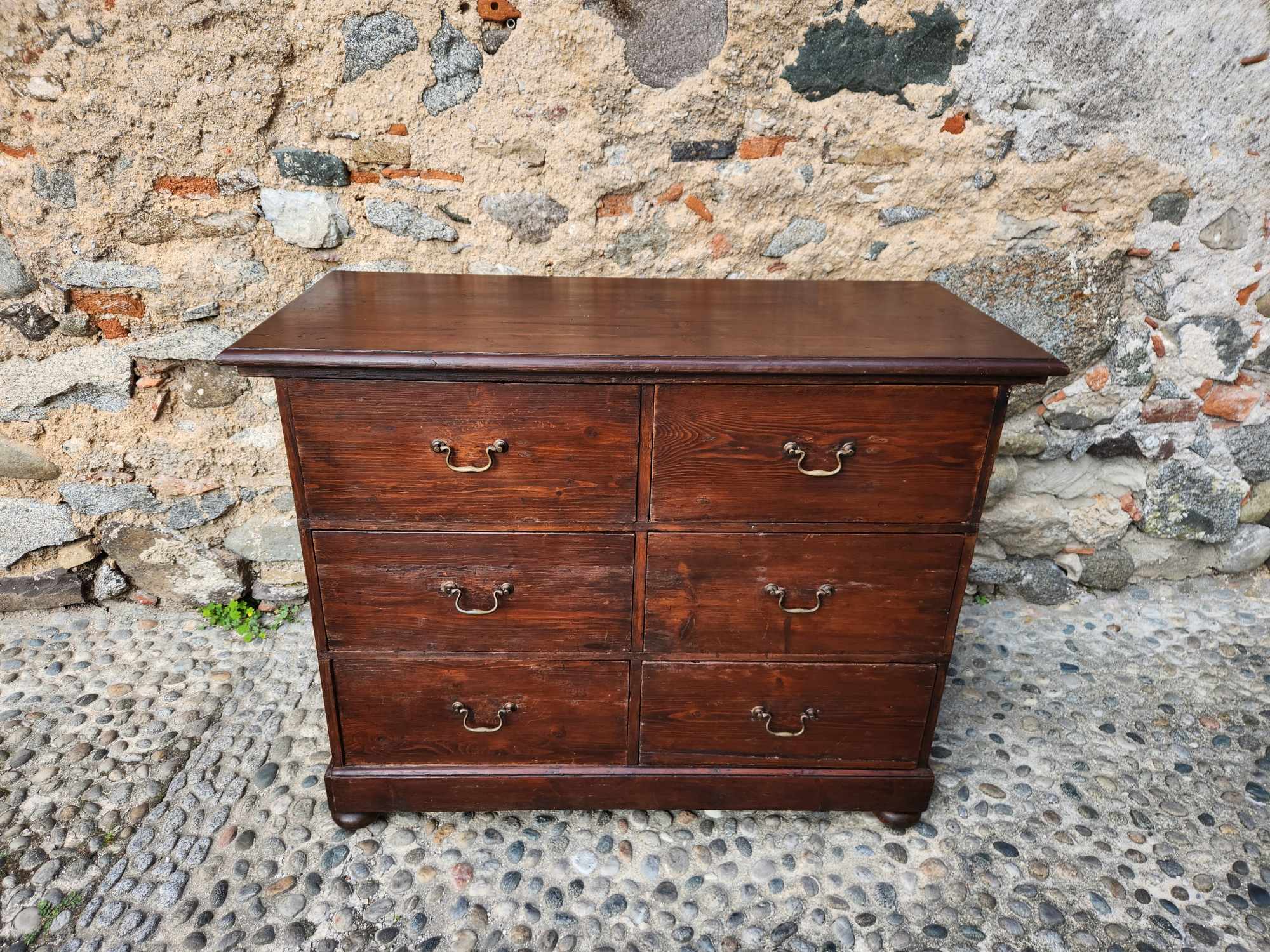 Casseiera rustica epoca 800/900 - immagine 3