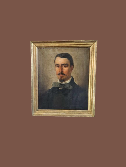 Dipinto antico raffigurante ritratto Maschile
