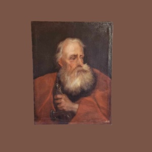 Dipinto antico raff Santo