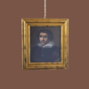 Quadro raff ritratto maschile
